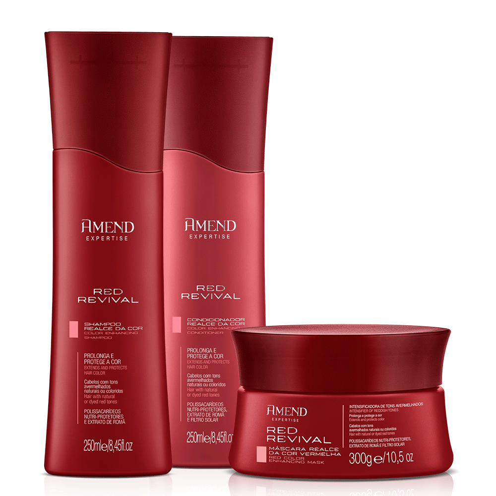 Kit Amend Expertise Red Revival | 3 produtos image number 0